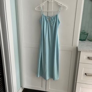 Turquoise Strappy Dress